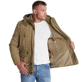 Men's Hooded Sherpa Lined Utility Parka