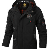 Men's Hooded Utility Zip Jacket
