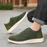 Men's Breathable Knit Casual Sneakers