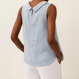 Women's Sleeveless Relaxed-Fit Lightweight Summer Blouse