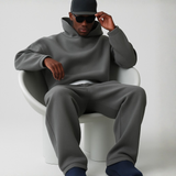 Men's Lightweight Black Oversized Hoodie