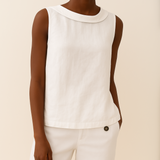 Women's Sleeveless Relaxed-Fit Lightweight Summer Blouse