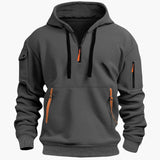Men's Drawstring Hooded Pullover Hoodie