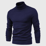 Men's Slim-Fit Roll Neck Long Sleeve Sweater