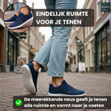 Men's Extra Wide Knitted Comfort Sneakers