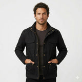 Men's Hooded Utility Field Jacket