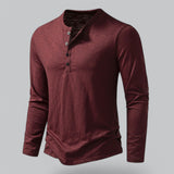 Men's Long Sleeve Henley T-Shirt