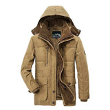Men's Hooded Sherpa Lined Winter Parka
