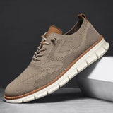 Men's Breathable Knit Casual Sneakers
