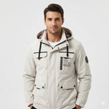 Men's Hooded Multi Pocket Outdoor Jacket