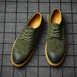 Men's Suede Casual Oxford Shoes