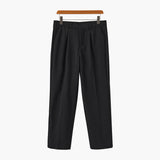 Men's Relaxed Fit Wide Leg Drawstring Trousers