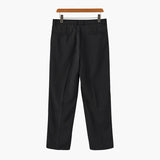 Men's Relaxed Fit Wide Leg Drawstring Trousers