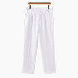 Men's Relaxed Fit Wide Leg Drawstring Trousers