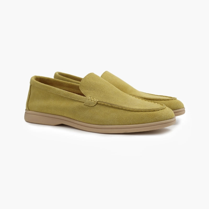 Men's Suede Penny Loafers