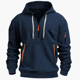 Men's Drawstring Hooded Pullover Hoodie