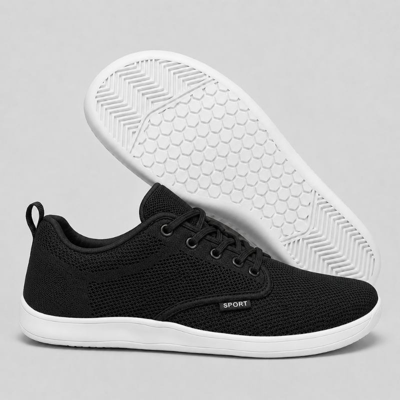 Men's Extra Wide Knitted Comfort Sneakers