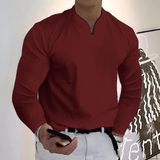 Men's V-Neck Long Sleeve Shirt