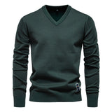 Men's V-Neck Knit Sweater