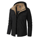 Men's Hooded Utility Parka Jacket
