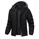 Men's Hooded Sherpa Lined Outdoor Jacket