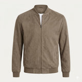 Men's Zip Front Bomber Jacket