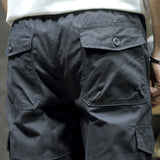 Men's Relaxed Fit 3/4 Cargo Shorts with Drawstring