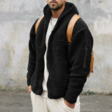 Men's Hooded Sherpa Fleece Jacket