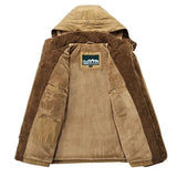 Men's Hooded Sherpa Lined Winter Parka