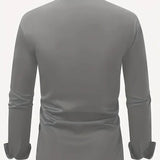 Men's Tailored Button-Up Dress Shirt