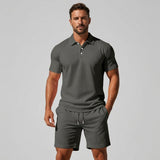 Men's Polo Shirt & Shorts Set