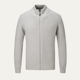 Men's Ribbed Full-Zip Knit Cardigan