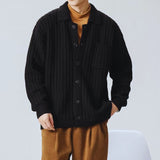 Men's Cable Knit Button Cardigan
