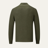 Men's Ribbed Full-Zip Knit Cardigan