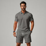 Men's Polo Shirt & Shorts Set