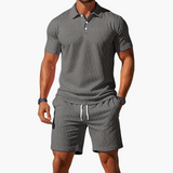 Men's Lightweight Navy Two Piece Set