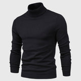 Men's Slim-Fit Roll Neck Long Sleeve Sweater