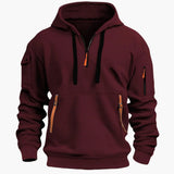 Men's Drawstring Hooded Pullover Hoodie