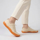 Men's Wide Toe Box Knit Slip-On Walking Shoes