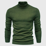 Men's Slim-Fit Roll Neck Long Sleeve Sweater