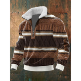 Men's Sherpa Collar Quarter Zip Sweater