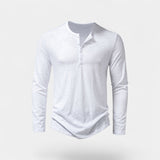 Men's Long Sleeve Henley T-Shirt
