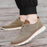 Men's Breathable Knit Casual Sneakers
