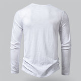 Men's Long Sleeve Henley T-Shirt