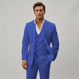 Men's Linen Three-Piece Suit