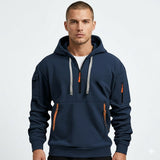 Men's Drawstring Hooded Pullover Hoodie
