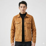 Men's Button Front Utility Jacket