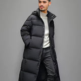 Men's Long Quilted Puffer Coat