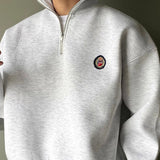 Men's Half Zip Fleece Pullover Sweater