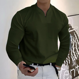 Men's V-Neck Long Sleeve Shirt